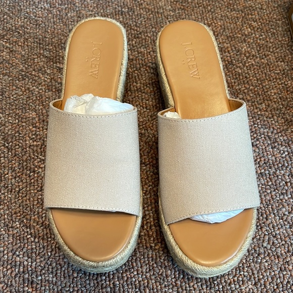 J.Crew Mule Espadrille Wedges - Picture 4 of 5
